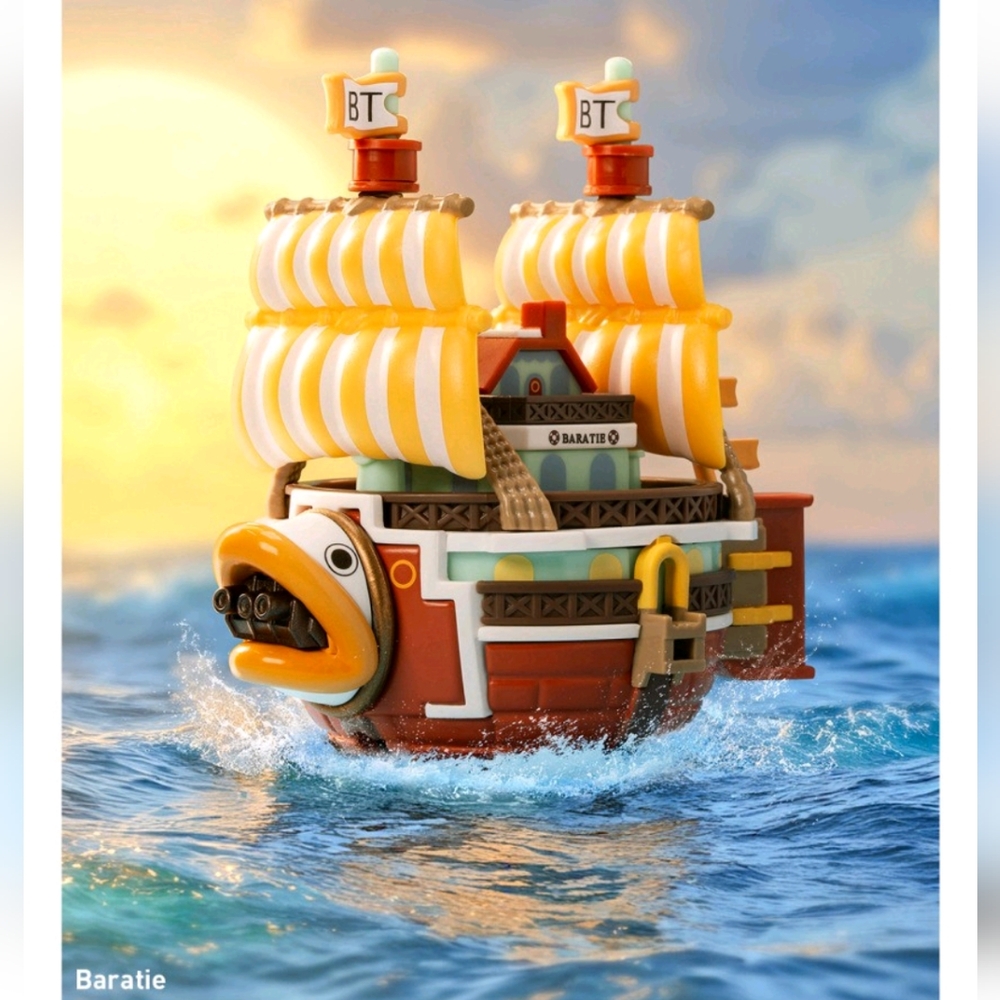Authentic Pop Mart One Piece The Grand Line Series Vehicles - Baratie